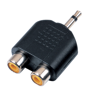 Male Plug Stereo Adaptor Connectors