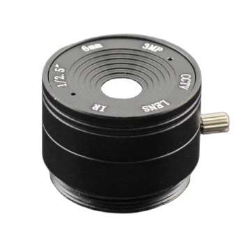 CCTV Lens 6mm CS Mount 5MP Fixed Iris