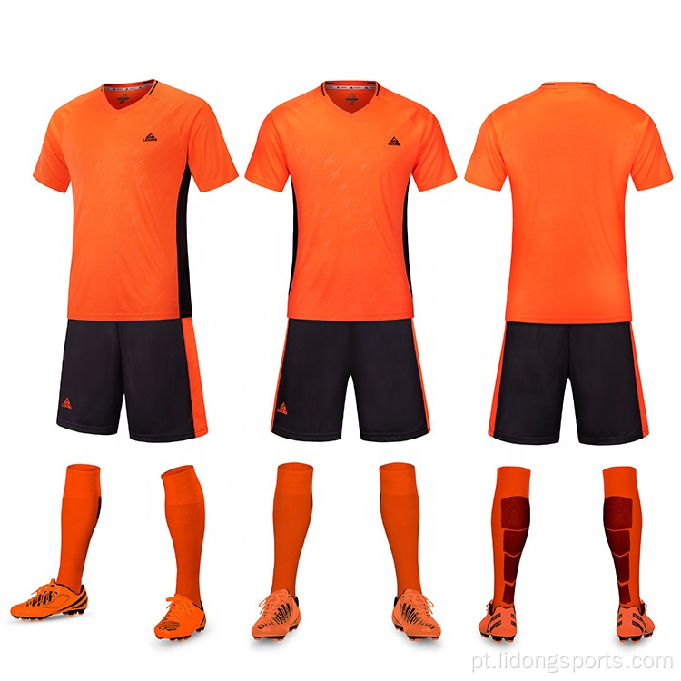 Atacado Custom Football Sportswear Soccer Team Uniform