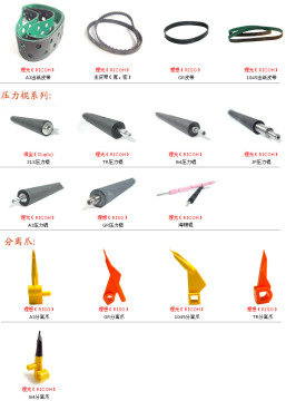 duplo ricoh digital duplicator spare part-pressure roller