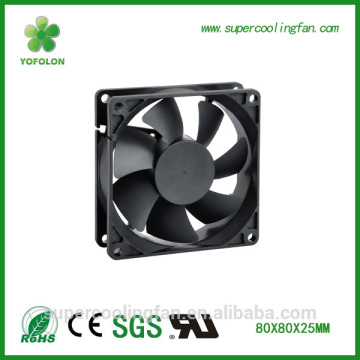 80x80x25mm 12V sleeve bearing 80mm dc cooling fan