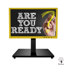 55 Inches Touch Panel With Automatic Stands
