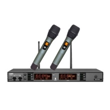 A-3100 Professional UHF Wireless Microphone System with 2 Mics and 2x120m Channels for KTV