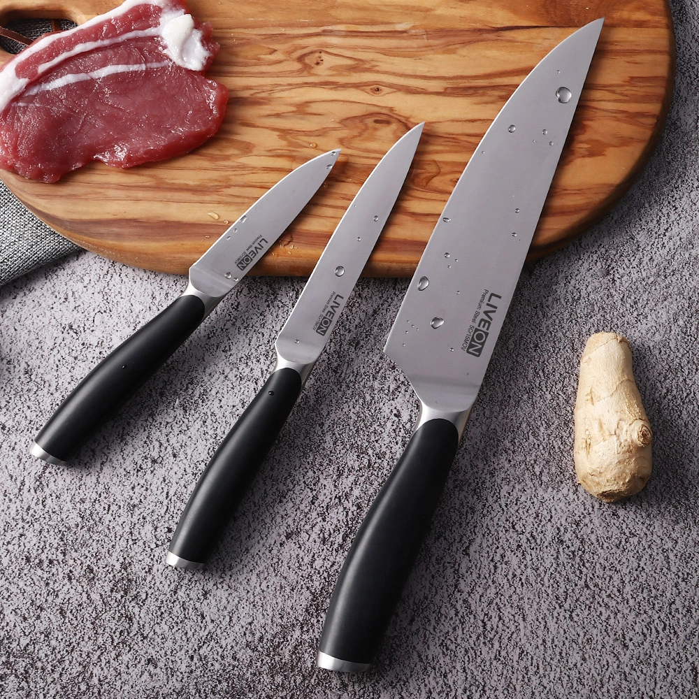 3-PIÈCES ENSEMBLE DE COUTEAUX À SANTOKU-UNIVERSEL-ÉPLUCHER