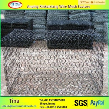 hot sell woven galvanized erosion control gabion baskets