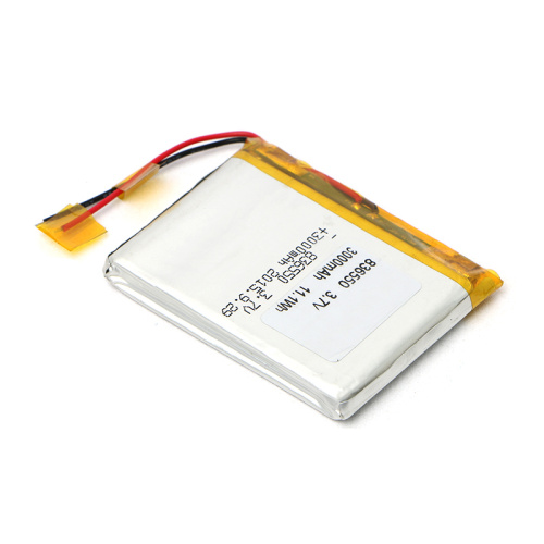 신뢰할 수있는 평판 836550 3.7V 3000mAh 리튬 폴리머 배터리