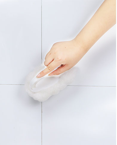 Soft fiber toilet brush hotel bathroom cleaning brush bathtub squeeze water brush