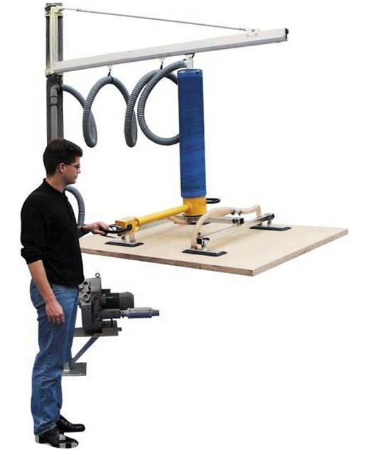 Pneumatic tube type vacuum lifter for Carton Bags
