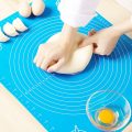 Satih Silicone Baking Mat untuk menggulung kue dengan pengukuran