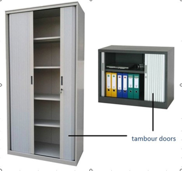 Metal Tambour Door File Cabinet Steel Cupboard