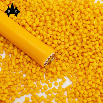 Yellow PVC Plastic Pellets for Cable Insulation