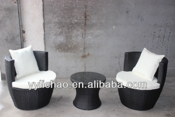 brown rattan outdoor furniture