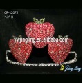 Red Rhinestone Strawberry Pageant Crowns