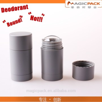 Hot Selling 30ml 50ml 75ml Round Empty Plastic Deodorant Containers for cosmetics packaging