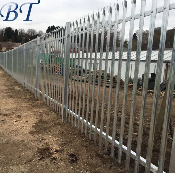 Wholesale Hot Dipped Galvanized W Pale High Security Palisade Fencing