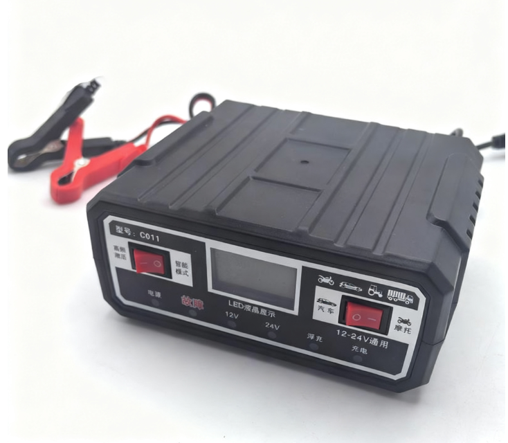 شاحن بطارية الرصاص الحمضية العالمي 12-24 فولت 12-24V Universal Lead-Acid Battery Charger