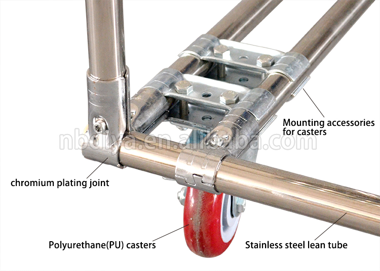 Outer diameter 28mm Stainless steel lean tube for ESD workbench