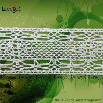 cotton eyelet lace trim