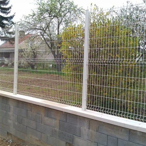 Factory price curved welded wire metal fence