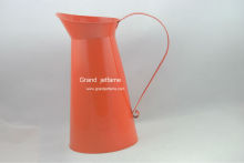 household orange antique imitation metal jug