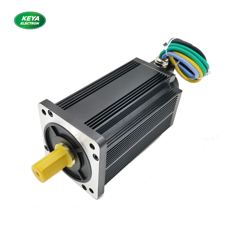 130mm 48v 3kw BLDC Servo motor with brake China 130mm 48v 3kw BLDC Servo motor with brake China