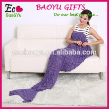 Mermaid Tail Blanket Knit Pattern