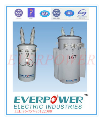 25KVA single phase transformer oil type immersed pole mounted transformer D16H serise