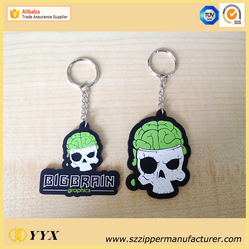 2d pvc keychain 