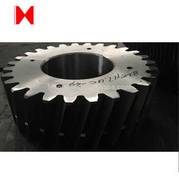 cast steel spur gear with forging