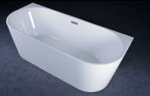 modern luxury bathtub back-to-wall bathtub