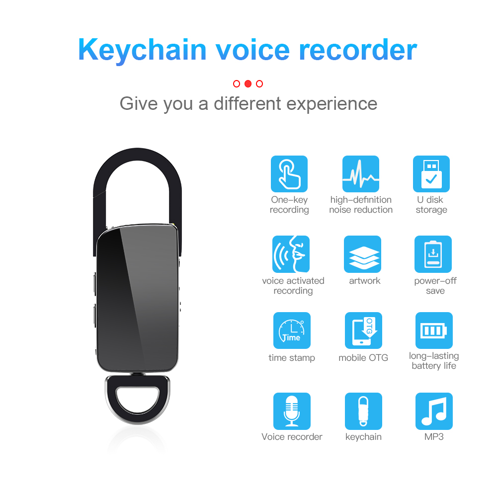 S20+  Recording Voice Activated Audio Recorder voice recorder with playback