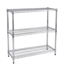 heavy duty 4 layer warehouse industrial chrome wire shelf