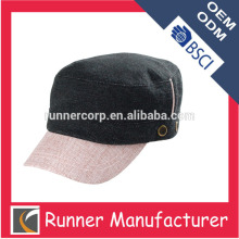 Black army cap baseball cap hat
