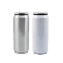 304 Stainless Steel Insulated Tumbler 350/500ml with Flip-up Straw Lid for Cold and Hot Water