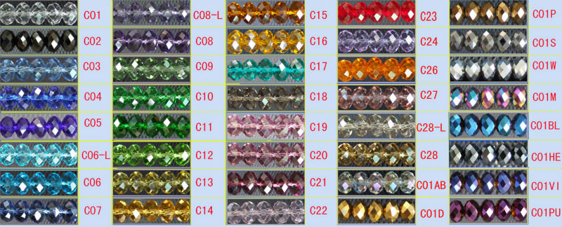 Hot 2013 new style wholesale roundel crystal beads in bulk for jewelry findings from China Crystal manufactory