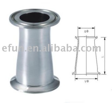 stainless steel reducer,Stainless steel Sanitary Concentric Clamped Reducer