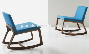 Luxury design modern rocking chair, wooden rocking chair.