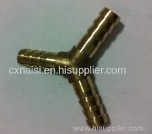 Brass Equal Hose Barb Tee?