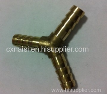 Brass Equal Hose Barb Tee?