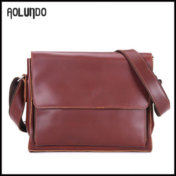 Popular designer new men casual leather messenger bag for sale