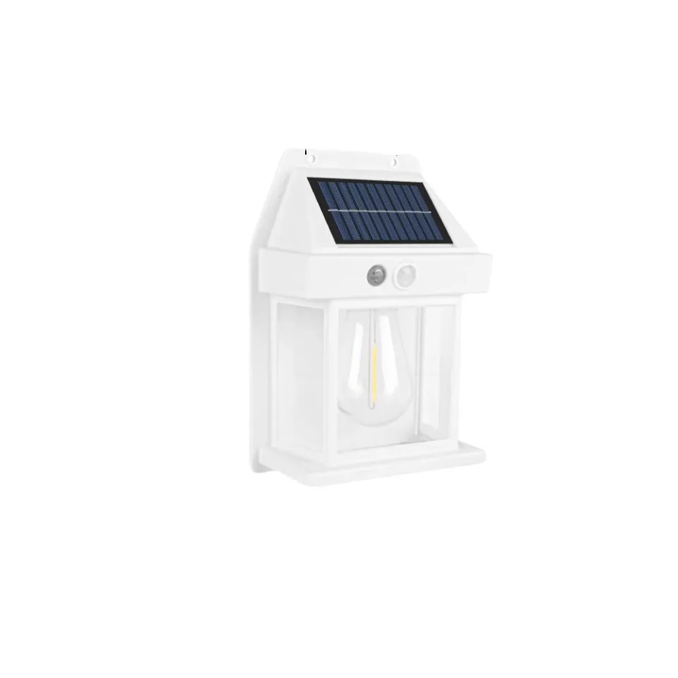 Solar Motion Sensor Outdoor Wall Light with 3 Modes