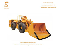 Wheel tractor scraper used in mining