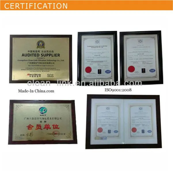 HVAC Cardboard Frame Pleated Filter for Air Purification System