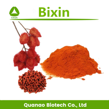 Extrait de graines d&#39;Annatto Bixin 40% de poudre Pigment alimentaire