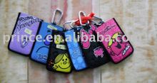 neoprene mobile phone pouch with metal hook