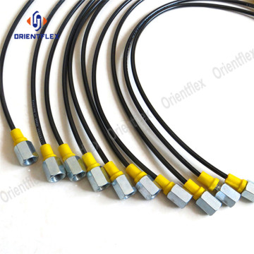 Black Resin rubber Pressure test hose