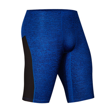 Shorts de gymnase Pantalon à moitié polyester pour hommes