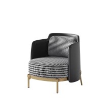 Luxury Swallow Bird Custom Modern Design Fabric Leather Chaise Lounge Chair