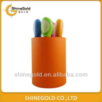 Brush knife block/4pcs cheese tools with knife block