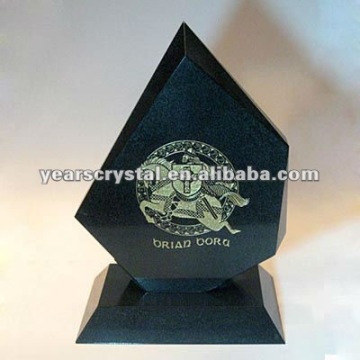 black crystal trophy for custom